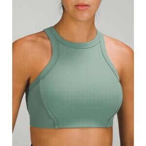 Lululemon Tidewater teal Highneck Bra